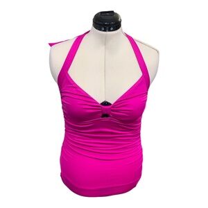 Mossimo Supply Co. Halter Ruched Tankini Top